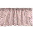 thumbnail image 1 of Ambesonne Koi Fish Window Valance, Luck Symbol Motifs Art, 54" X 12", Blush and Pale Salmon, 1 of 3