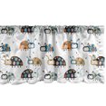 thumbnail image 1 of Ambesonne Ladybird Window Valance, Smiling Dotted Insects, 42" x 18", White and Multicolor, 1 of 2