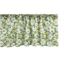 thumbnail image 1 of Ambesonne Ladybug Window Valance, Daisy Floral Garden, 54" X 18", Fern Green Yellow White, 1 of 3