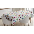 thumbnail image 1 of Ambesonne Ladybugs Tablecloth Rectangular Table Cover, Dot Insects Illustration, 60"x84", Multicolor, 1 of 4