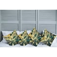 thumbnail image 1 of Ambesonne Lake Throw Pillow Cover Pack of 4, Misty Lake Scenery Dark Woods, 4 Pcs-16" x 16", Emerald Pale Green Amber, 1 of 5