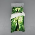 thumbnail image 1 of Ambesonne Landscape Bedding Set 3 Pcs, Summer Rays in Wild, Twin XL, Green, 1 of 3