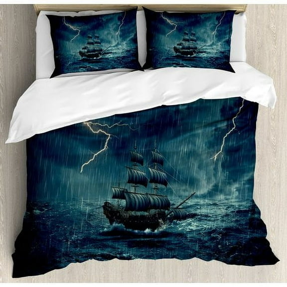 Ambesonne Landscape Duvet Cover Set