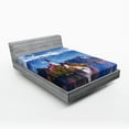 thumbnail image 1 of Ambesonne Landscape Fitted Sheet, Bled Slovenia Lake, Full Size, Multicolor, 1 of 2