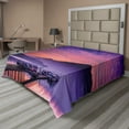 thumbnail image 1 of Ambesonne Landscape Flat Sheet, Lake in Nantou Taiwan, Queen Size, Pink Purple, 1 of 1