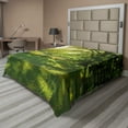 thumbnail image 1 of Ambesonne Landscape Flat Sheet, Summer Park Hamburg, California King, Green, 1 of 1