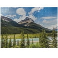 thumbnail image 1 of Ambesonne Landscape Jigsaw Puzzle, Spring Canadian Day, Heirloom-Quality Fun Activity for Family Durable Cardboard, 1000 pcs, Green Blue, 1 of 6