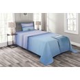thumbnail image 1 of Ambesonne Landscape Quilted Bedspread Set 2 Pcs, Bolsena Lake in Italy, Twin Size, Pale Blue Lilac, 1 of 3