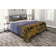 thumbnail image 1 of Ambesonne Landscape Quilted Bedspread Set 3 Pcs, Cactus Mountain in Spring, King Size, Brown Green, 1 of 3