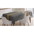 thumbnail image 1 of Ambesonne Landscape Tablecloth Rectangular Table Cover, Pacific Coast Road, 60"x84", Grey, 1 of 4