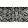 thumbnail image 1 of Ambesonne Lattice Window Valance, Hexagons Squares and Stars, 54" X 18", Charcoal Grey Eggshell, 1 of 5