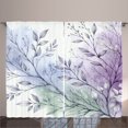 thumbnail image 1 of Ambesonne Lavender Curtains 2 Panel Set, Dreamy Art Purplish Leaves, 108" x 84", Pale Ceil Blue Pale Green, 1 of 2