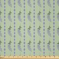thumbnail image 1 of Ambesonne Lavender Fabric by the Yard Microfiber, Flowers Rectangular Shapes, 10 Yards, Pale Green Ceil Blue, 1 of 1