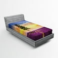 thumbnail image 1 of Ambesonne Lavender Fitted Sheet, French Countryside, Twin Size, Multicolor, 1 of 2