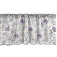 thumbnail image 1 of Ambesonne Lavender Window Valance, Botany Flowers Ribbon Art, 54" X 18", Pearl Lavender, 1 of 1