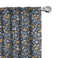thumbnail image 1 of Ambesonne Leaf Curtains, Spring Branches Pattern, Pair of 28"x84", Multicolor, 1 of 5