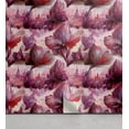thumbnail image 1 of Ambesonne Leaf Peel & Stick Wallpaper for Home, Romantic Leaves European Print, 13"x72", Plum Coral Pale Pink, 1 of 5