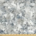 thumbnail image 1 of Ambesonne Leaf Print Fabric by the Yard Upholstery, Leaves Vintage Neutral, 2 Yards, Pale Blue Grey Tan White, 1 of 5