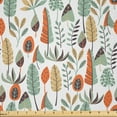 thumbnail image 1 of Ambesonne Leaf Print Fabric by the Yard Microfiber, Bohemian Woods Leaves, 2 Yards, Pale Reseda Green, 1 of 2