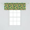thumbnail image 1 of Ambesonne Leaf Print Window Valance, Colorful Autumn Season Foliage Arrangement Cartoon Style Illustration, Curtain Valance for Kitchen Bedroom Decor with Rod Pocket, 54" X 18", Salmon Mustard Teal, 1 of 2