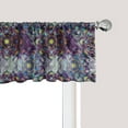 thumbnail image 1 of Ambesonne Leaf Window Valance, Grunge Futuristic Mandala, 54" X 18", Multicolor, 1 of 2