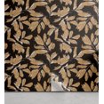 thumbnail image 1 of Ambesonne Leafy Peel & Stick Wallpaper for Home, Abstract Thin Branches Leaves, 13"x100", Dark Mustard Grey Brown, 1 of 5