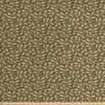 thumbnail image 1 of Ambesonne Leaves Fabric by the Yard Upholstery, Antique Leafy Branches, 3 Yards, Pale Brown and Khaki, 1 of 4