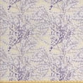 thumbnail image 1 of Ambesonne Leaves Fabric by the Yard Upholstery, Antique Style Plants Pattern, 3 Yards, Off White Indigo Cream, 1 of 4