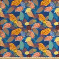 thumbnail image 1 of Ambesonne Leaves Fabric by the Yard Upholstery, Colorful Autumn, 3 Yards, Multicolor, 1 of 4