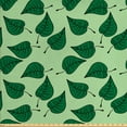 thumbnail image 1 of Ambesonne Leaves Fabric by the Yard Upholstery, Composition of Nature, 5 Yards, Pale Green Fern Green, 1 of 4