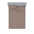 thumbnail image 1 of Ambesonne Leaves Fitted Sheet & Pillow Sham Set, Retro Fall Foliage, Queen, Multicolor, 1 of 2