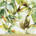 thumbnail image 1 of Ambesonne Leaves Greenery Fabric by the Yard Upholstery, Botanical Leaf Art, 3 Yards, Green Chocolate, 1 of 5
