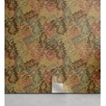 thumbnail image 1 of Ambesonne Leaves Greenery Peel & Stick Wallpaper for Home, Romantic Autumn Art, 13"x36", Dark Coral Peacock Green, 1 of 5