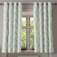 thumbnail image 1 of Ambesonne Leaves Grommet Curtain, Green Aloha Leaf Botanical, 50"x60", Pastel Green White, 1 of 5