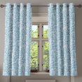 thumbnail image 1 of Ambesonne Leaves Grommet Curtain, Nature Growth Vintage, 50" x 54", Pale Blue Blue, 1 of 6