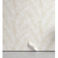 thumbnail image 1 of Ambesonne Leaves Peel & Stick Wallpaper for Home, Eggshell Aloha Leaf Botany, 13"x72", Eggshell and White, 1 of 5