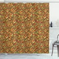 thumbnail image 1 of Ambesonne Leaves Shower Curtain, Autumn Faded Leafage, 69"Wx84"L, Multicolor, 1 of 4