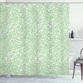 thumbnail image 1 of Ambesonne Leaves Shower Curtain, Simplistic Branches Plants, 69"Wx70"L, Fern Green and White, 1 of 4