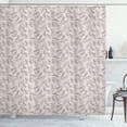 thumbnail image 1 of Ambesonne Leaves Shower Curtain, Sketch Style Foliage, 69"Wx75"L, Taupe Beige, 1 of 4