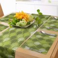 thumbnail image 1 of Ambesonne Leaves Table Runner & Placemats, Abstract Trees Motifs Art, Placemat 4 pcs + Runner 16"x72", Olive Green Apple Green, 1 of 2