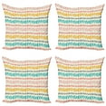 thumbnail image 1 of Ambesonne Leaves Throw Pillow Cover 4 Pack, Traditional Aztec Folklore, 20", Multicolor, 1 of 2