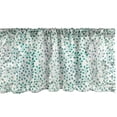 thumbnail image 1 of Ambesonne Leaves Window Valance, Flowery Branches Buds, 54" X 12", Teal Grey Cream, 1 of 3