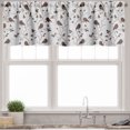 thumbnail image 1 of Ambesonne Leaves Window Valance, Retro Rustic Autumn, 54" X 18", Pale Grey and Brown, 1 of 3