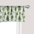 thumbnail image 1 of Ambesonne Leaves Window Valance, Spring Season Theme Graphic, 42" x 12", Pale Blue Apple Green, 1 of 3