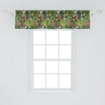 thumbnail image 1 of Ambesonne Leaves Window Valance, Vintage Pattern Classic Botanical Blossom Illustration with Assortment of Leaves, Curtain Valance for Kitchen Bedroom Decor with Rod Pocket, 54" X 12", Multicolor, 1 of 2