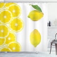 thumbnail image 1 of Ambesonne Lemon Shower Curtain, Ripe Exotic Sour Citrus Fruit, 69"Wx75"L, Lime Green Yellow, 1 of 1