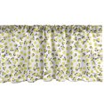 thumbnail image 1 of Ambesonne Lemon Window Valance, Citrus Blossoms Vitamin C, 54" X 18", Earth Yellow Grey, 1 of 5