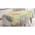 thumbnail image 1 of Ambesonne Lemons Tablecloth Rectangular Table Cover, Tropical Clementine, 52"x70", Multicolor, 1 of 4