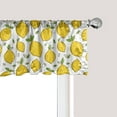 thumbnail image 1 of Ambesonne Lemons Window Valance, Citrus Fruits Leaves Art, 54" X 18", Lime Green Earth Yellow, 1 of 3