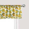 thumbnail image 1 of Ambesonne Lemons Window Valance, Energetic Colors Citrus Art, 54" X 18", Earth Yellow White Green, 1 of 3